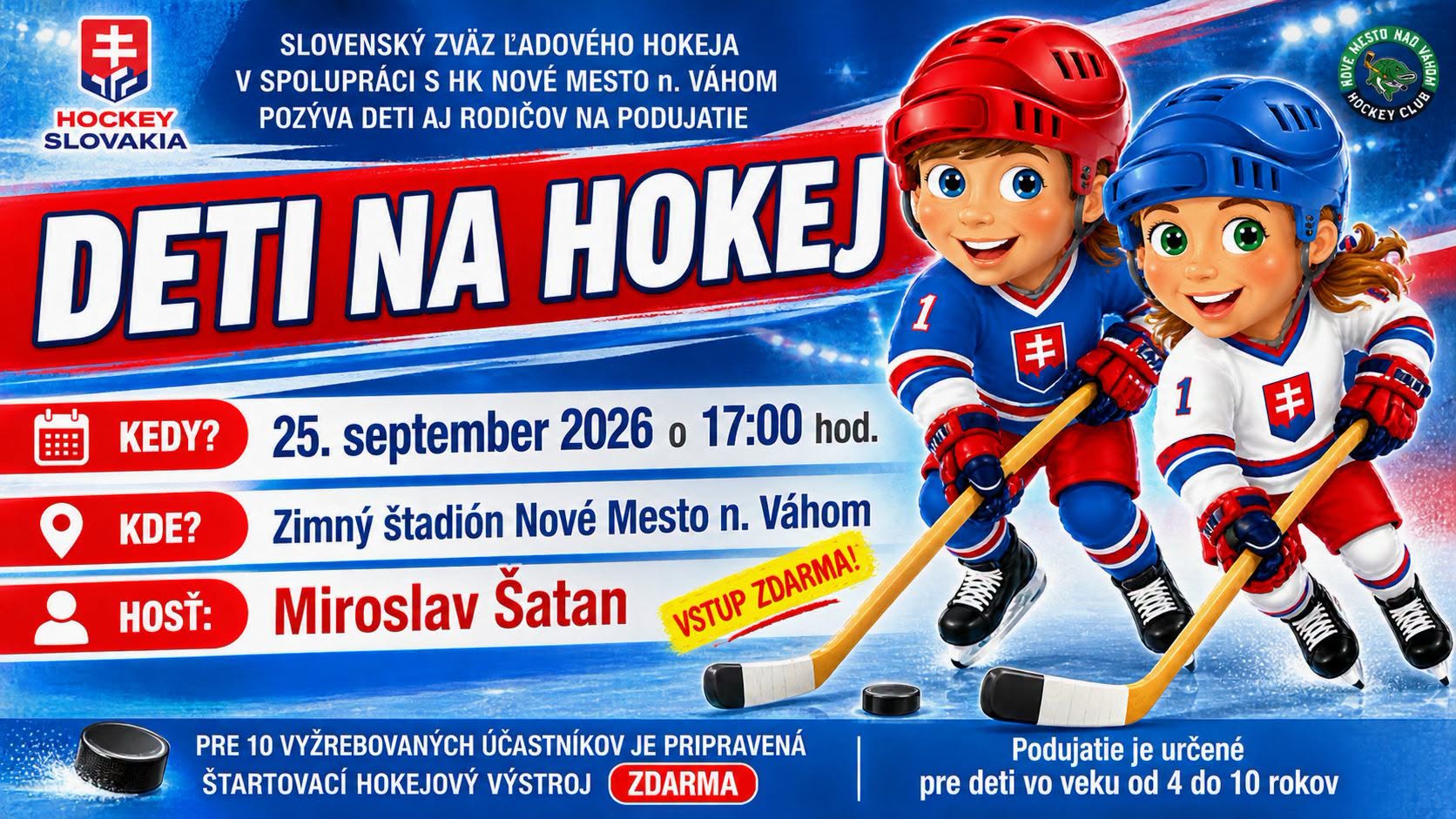 Plagát: Deti na hokej