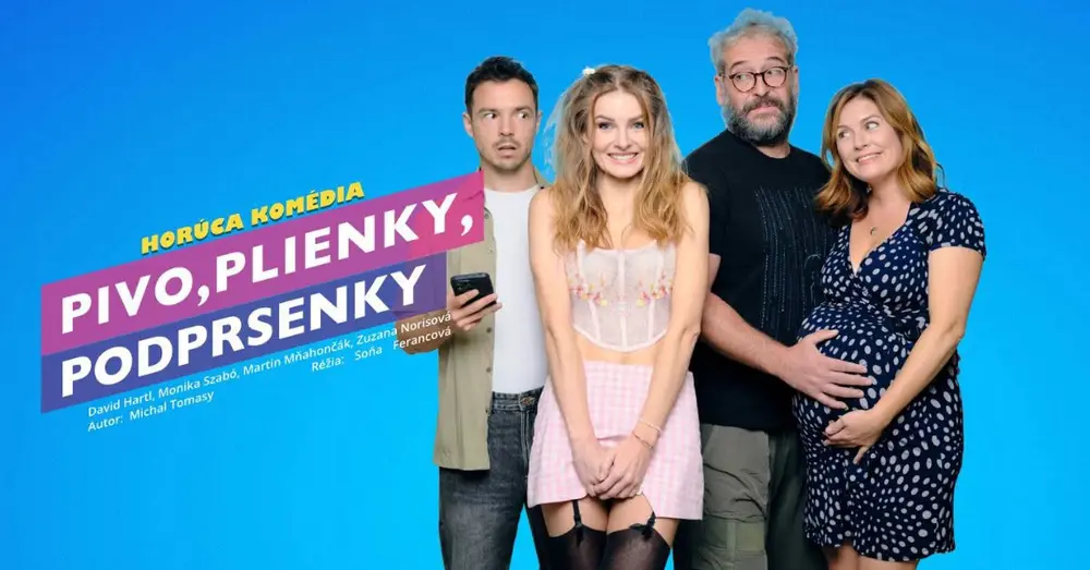 Plagát: ZMENA TERMÍNU! Pivo, plienky, podprsenky