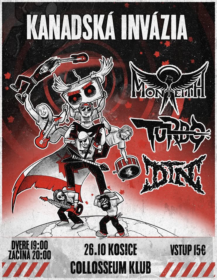 Plagát: Monteith & Turbo 🇨🇦 + DTN // COLLOSSEUM KLUB - KOSICE