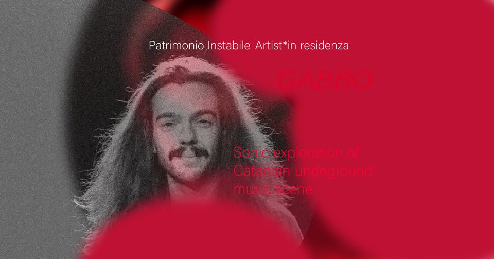 Plagát: Gabbo (IT): sonic exploration of Catanian underground music scene