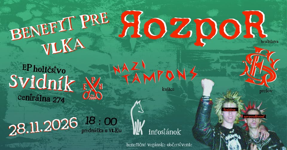 Foto: Benefit pre VLKa - Rozpor, Sistem Erorr, Nazi Tampons