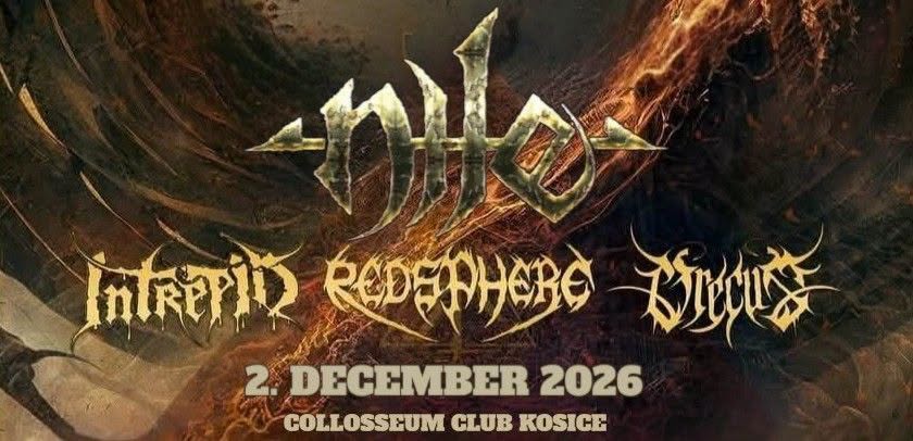 Foto: NILE / REDSPHERE / INTREPID / ORECUS,COLLOSSEUM KOŠICE 2.12.2026
