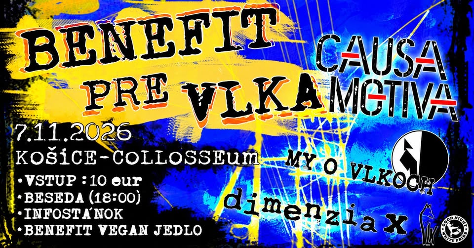 Foto: Benefit pre VLKa - Dimenzia X, My o vlkoch a Causa Motiva.