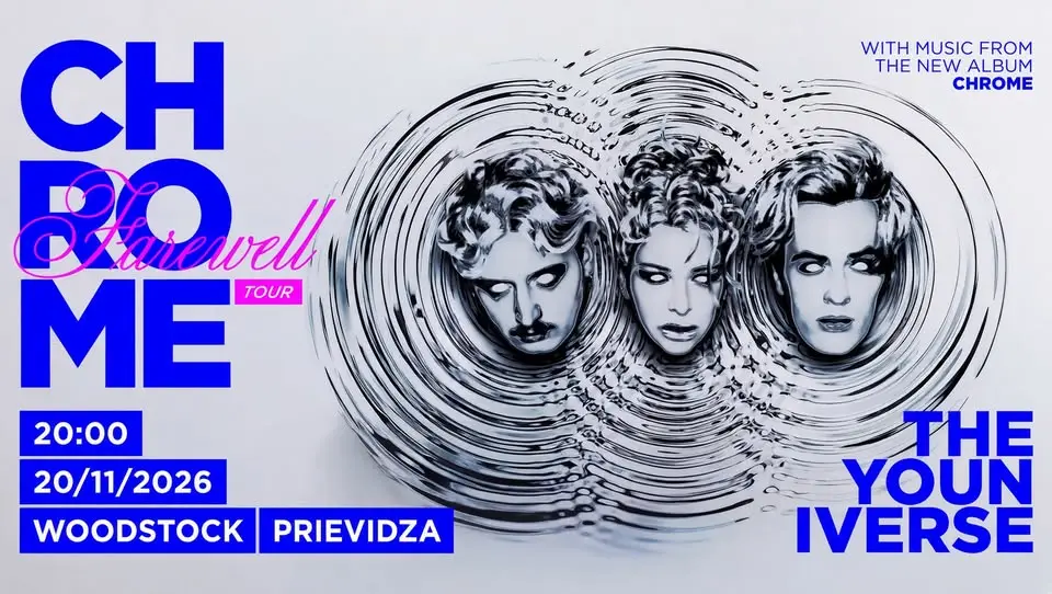 Plagát: THE YOUNIVERSE | CHROME TOUR | PRIEVIDZA