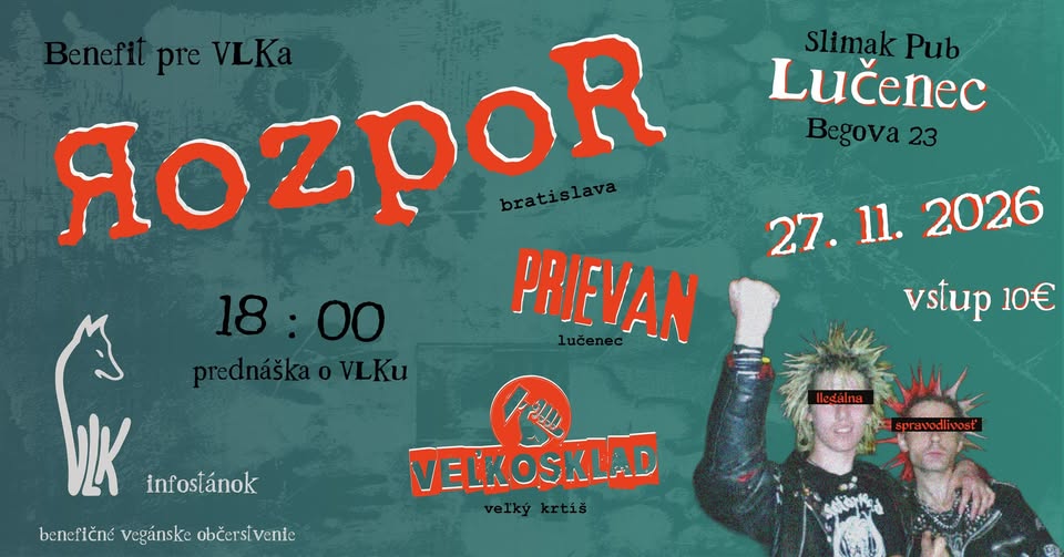 Foto: Benefit pre VLKa - Rozpor, Veľkosklad a Prievan