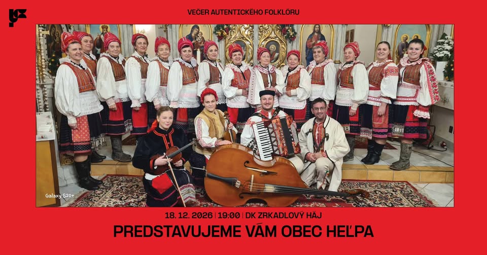 Foto: VEČER AUTENTICKÉHO FOLKLÓRU - predstavujeme vám obec HEĽPA